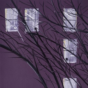 Purple Wind by Alex Katz