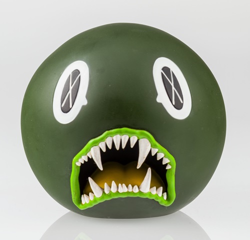 Cat Teeth Bank (Green) by Kaws