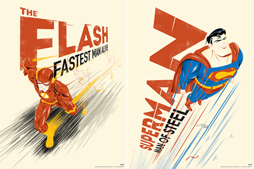 The Flash / Superman (Set)  by Doaly