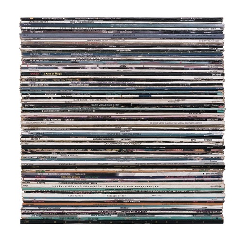 The Eighties (110 x 110 cm) by Mark Vessey