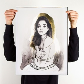 Nicole In Gold (Foil Edition) by Brandon Boyd