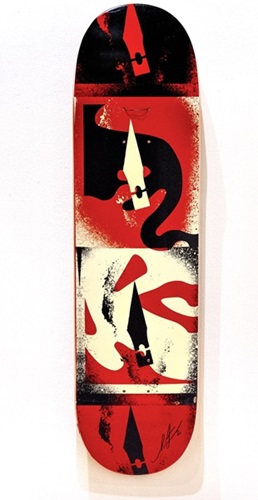Cut It Up - Do It Yourself (Skate Deck)  by Shepard Fairey