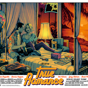 映画 True Romance ポスター　Rockin' JellyBean True Romance (Variant) by Rockin' Jelly Bean Editioned artwork