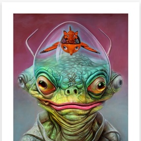 Alien with Elefanka Brain (Timed Edition) by Ron English