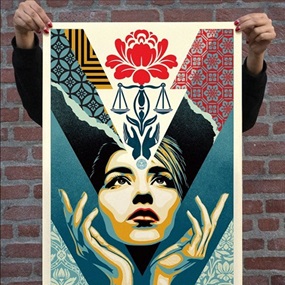 Uplift Justice (Offset Lithograph) by Shepard Fairey