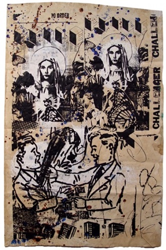 Mary Stab  by Faile