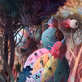 Eyeball Jog (Deluxe Canvas Edition) by Charlie Immer