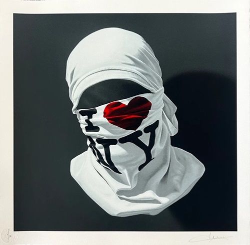 Shirt Mask X I Love NY  by Nuno Viegas