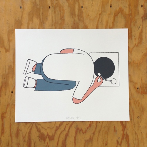 Listening  by Geoff McFetridge