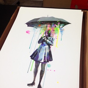 Rainy by Lora Zombie Editioned artwork | Art Collectorz