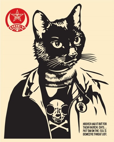 Radical Cat  by Shepard Fairey