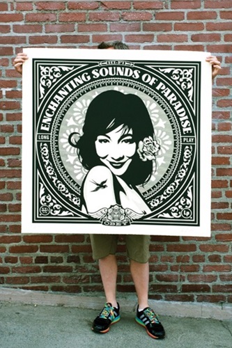 Enchanting Sounds Album Cover (Large Format) by Shepard Fairey