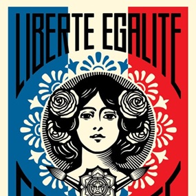 Liberté, Égalité, Fraternité by Shepard Fairey