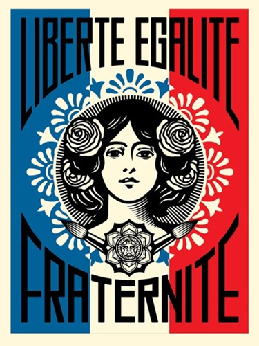 Liberté, Égalité, Fraternité  by Shepard Fairey
