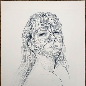 La Cage Et La Trace Du Crayon (Large) by Sandra Chevrier