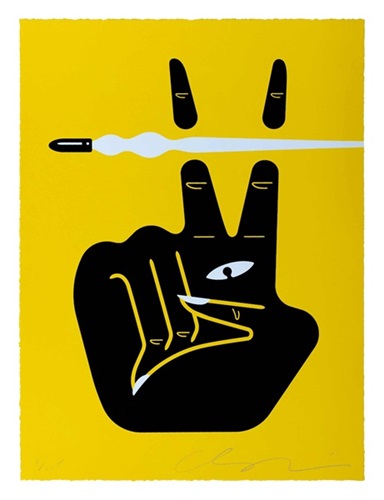 Peace -- War (Yellow) by Cleon Peterson