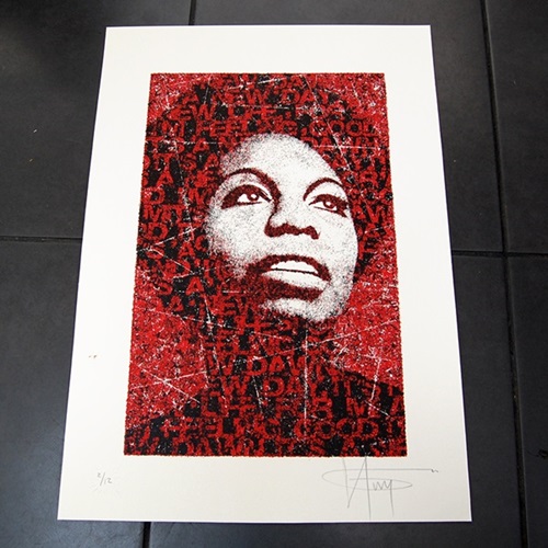 Nina Simone (Red) by K-Guy