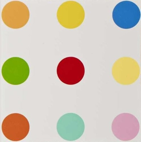 Glycine Cresol Red  by Damien Hirst