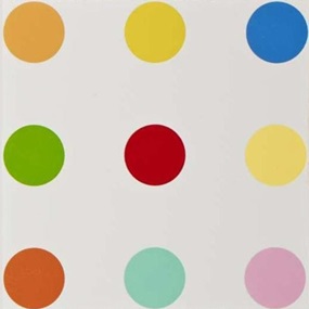 Glycine Cresol Red by Damien Hirst