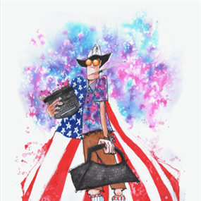 däktər GonZo (Hand-Embellished) by Joey Feldman