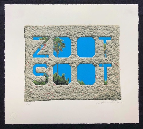 Zoot Soot (Dedicated to the memory of Richard Duardo)  by Ed Ruscha