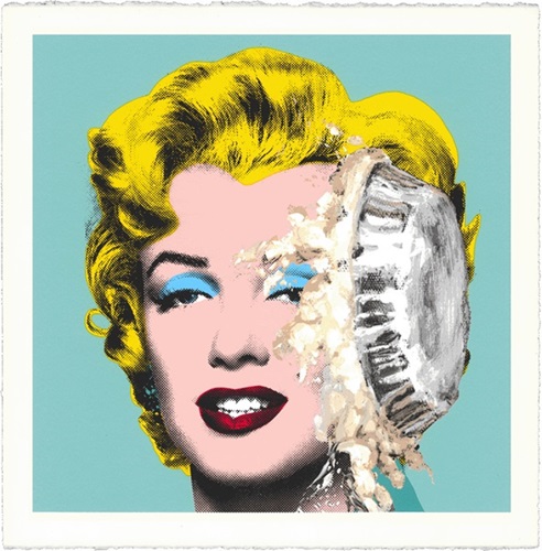 Pop Smash (Turquoise) by Mr Brainwash