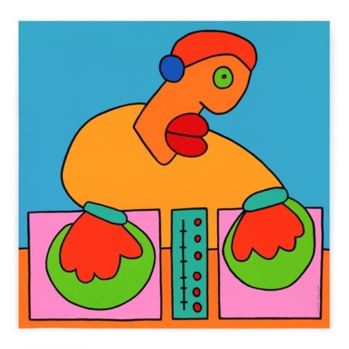 The Energy Of The Moment Takes Us Through The Night  by Thierry Noir