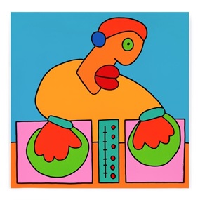 The Energy Of The Moment Takes Us Through The Night by Thierry Noir