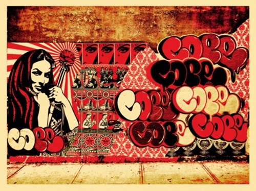 Obey X Cope2 x Cooper (First edition) by Shepard Fairey | Cope2 | Martha Cooper
