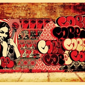 Obey X Cope2 x Cooper (First edition) by Shepard Fairey | Cope2 | Martha Cooper