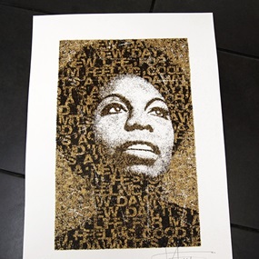 Nina Simone (Gold) by K-Guy
