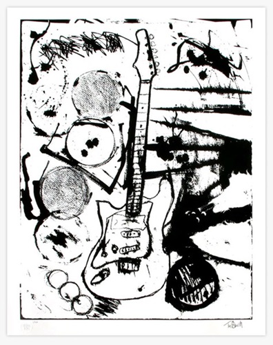 My Operation Ivy Guitar (Black & White Edition) by Tim Armstrong