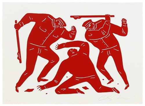 Civil Rights (Red) by Cleon Peterson