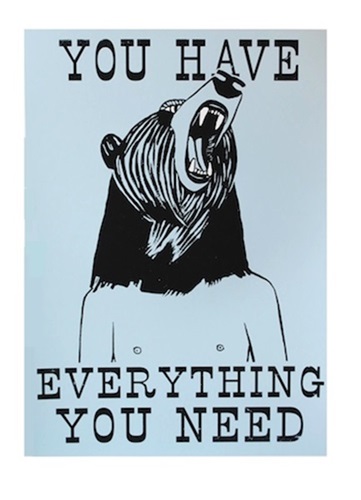 You Have Everything You Need (Moniker Live Print) (Blue) by Deedee Cheriel