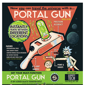 Rick & Morty: Portal Gun by Ian Glaubinger