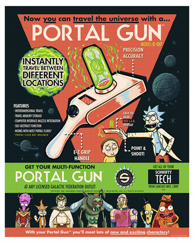 Rick & Morty: Portal Gun  by Ian Glaubinger