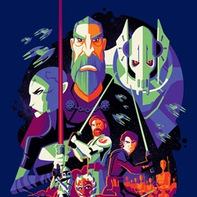 The Clone Wars (Variant) by Tom Whalen