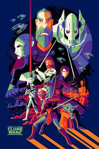The Clone Wars (Variant) by Tom Whalen