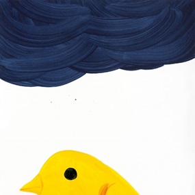 I Will Not Allow The Dark Skies To Affect Me by David Shrigley