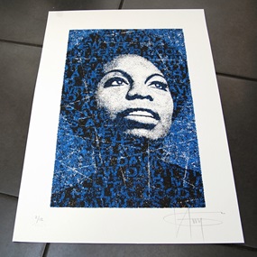 Nina Simone (Blue) by K-Guy