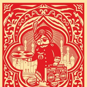 Rock The Casbah (Red) by Shepard Fairey