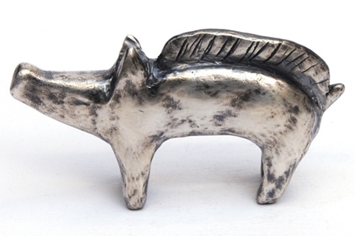 Wild Pig 2 (Solid Silver) by Billy Childish