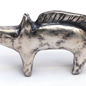 Wild Pig 2 (Solid Silver) by Billy Childish