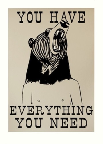 You Have Everything You Need (Moniker Live Print) (Beige) by Deedee Cheriel