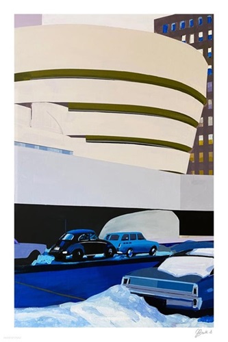 Guggenheim (16 x 24 Inch) by Jessica Brilli