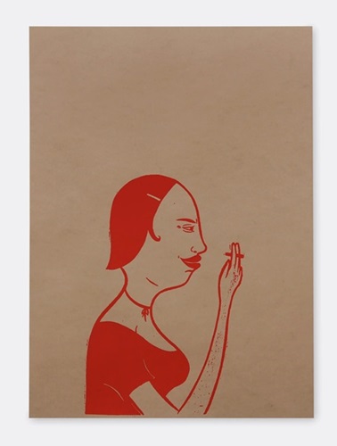 Endpages Exhibition Print  by Margaret Kilgallen