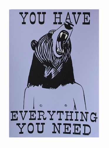 You Have Everything You Need (Moniker Live Print) (Purple) by Deedee Cheriel