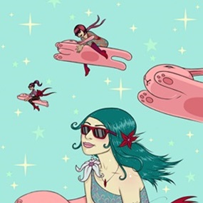 The Bunny Riders (Regular Size) by Tara McPherson