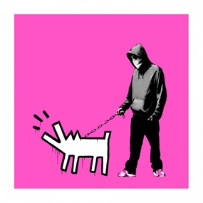 Choose Your Weapon (Bright Pink) by Banksy