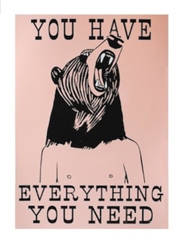 You Have Everything You Need (Moniker Live Print) (Coral) by Deedee Cheriel